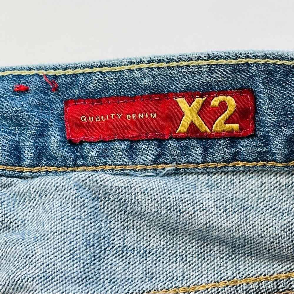 X2 Denim Boot Cut Jeans Womens 10 31 Blue Relaxed Fit Medium Wash Mid Rise - Picture 6 of 13